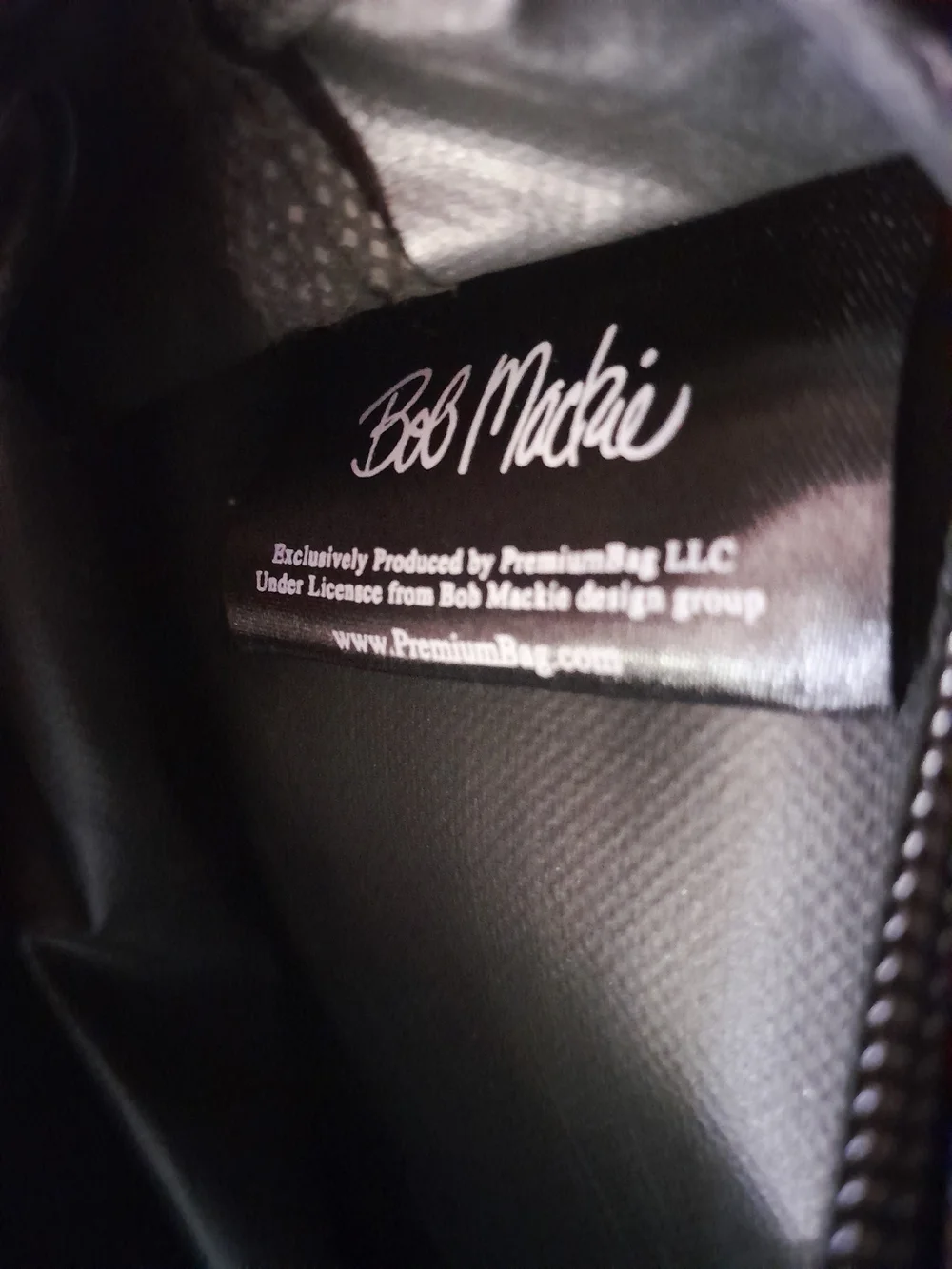 Bob Mackie Black Travel Toiletry Bag Cosmetic Pouch with Carry Handle